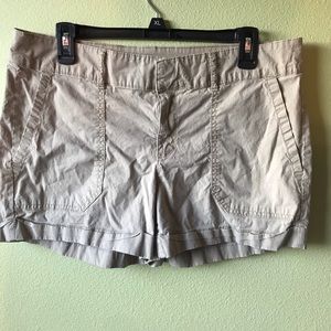 Beige Cargo Shorts